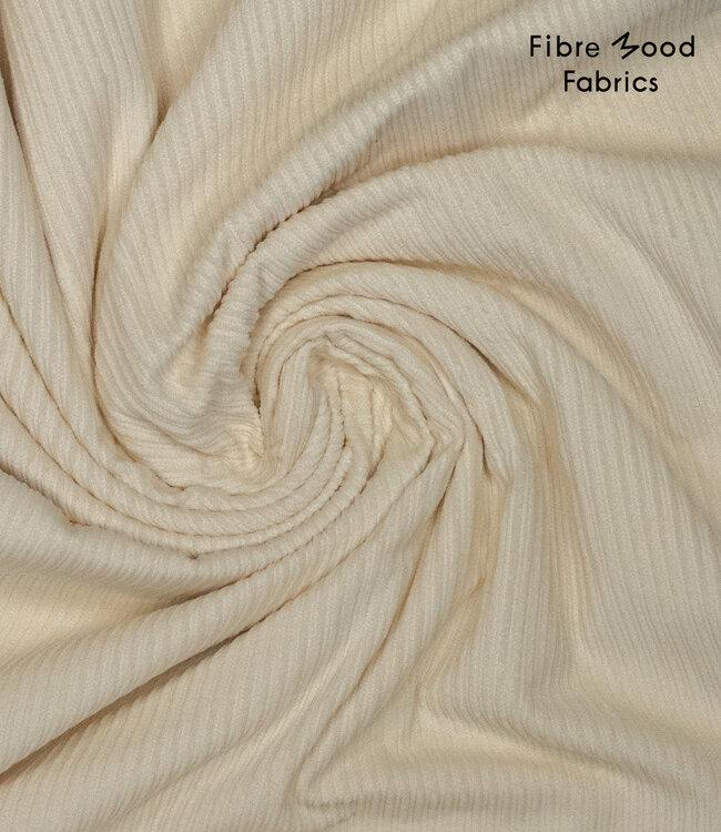 Fibremood gebroken wit- high low corduroy - Ivanna