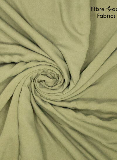 Fibremood khaki - woven viscose with tencel finish - Ivanna
