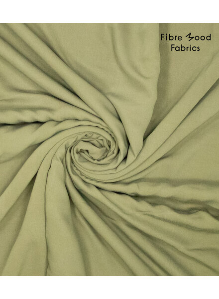 Fibremood khaki - geweven viscose met tencel finish - Ivanna