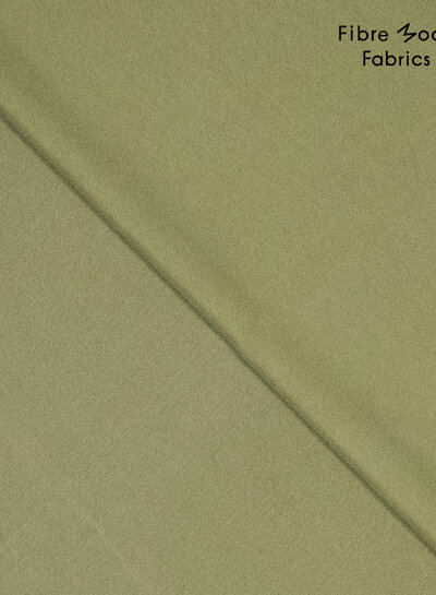 Fibremood khaki - geweven viscose met tencel finish - Ivanna