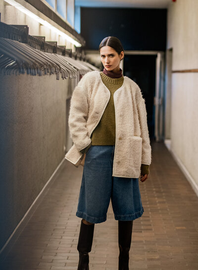 Fibremood Greta - off-white - fluffy boucle