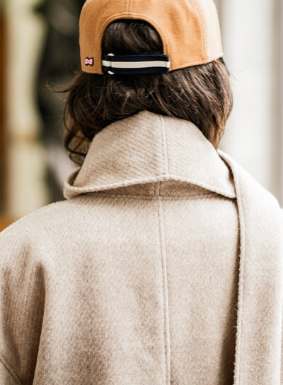 Fibremood Fiora -diagonal print - wool mix