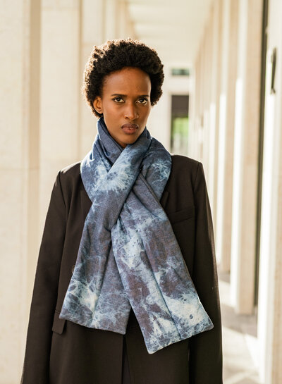 Fibremood quilted denim - elmo