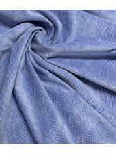 lavendelblauw - prachtige, heel soepelvallende, corduroy rib velours
