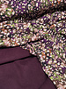 A la Ville wine mauve flowergarden (aubergine) - prachtige Italiaanse viscose crepe