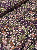 A la Ville wine mauve flowergarden (aubergine) - prachtige Italiaanse viscose crepe