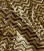 chevron sequins - pailletten zacht goud op mesh