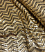 chevron sequins - pailletten zacht goud op mesh