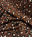 chocoladebruin leopard - teddy sherpa