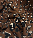 chocoladebruin leopard - teddy sherpa