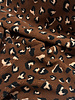 chocoladebruin leopard - teddy sherpa