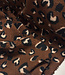 chocoladebruin leopard - teddy sherpa