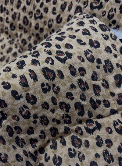 leopard double face - quilted tetra / double gauze