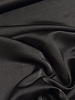 A la Ville zwart - Satijn viscose - qualité Haute Couture