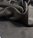 A la Ville zwart - Satijn viscose - qualité Haute Couture