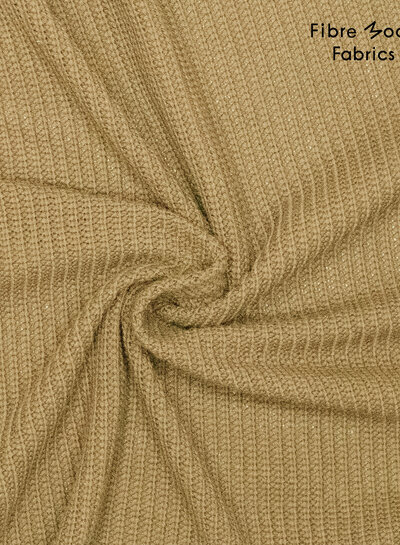 Fibremood Sofia - gold foil - knitted fabric