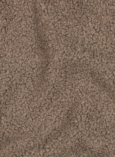 taupe- teddy boucle double face met fleece