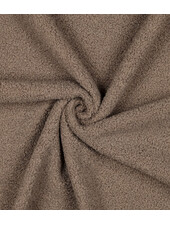 taupe- teddy boucle double face met fleece