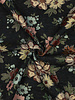 Chenille black - gobelin - beautiful sturdy jacquard