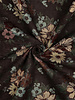 Chenille bruin -  gobelin - mooie stevige jacquard