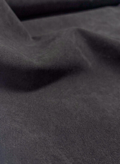 A la Ville zwart - prachtige velours met  twill binding