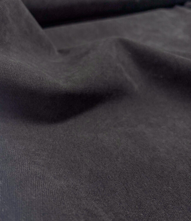 A la Ville zwart - prachtige velours met  twill binding