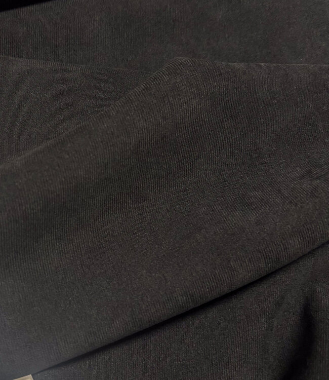 A la Ville zwart - prachtige velours met  twill binding