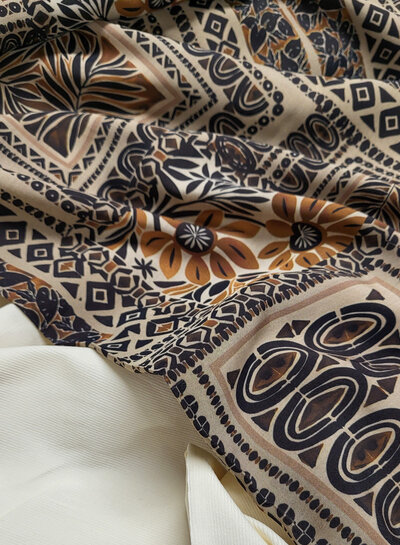 creme  - needle ribfluweel - fijne corduroy