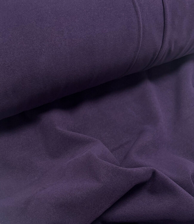 aubergine - mantelstof - mooie stijlvolle kwaliteit