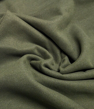 Madeline khaki - soft coat fabric - mid-season
