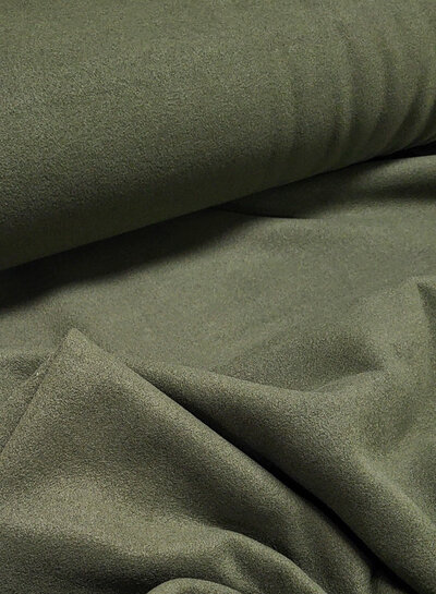 Madeline khaki - soft coat fabric - mid-season