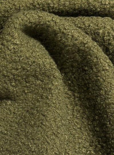 khaki boucle fleece