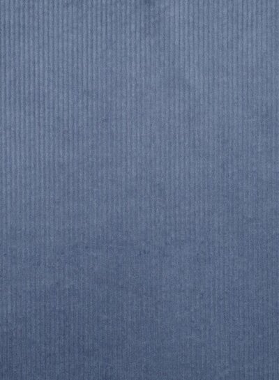 jeansblauw - washed corduroy met stretch - ribfluweel
