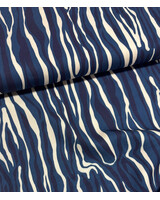 psychedelic blue  - viscose twill