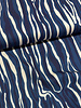 psychedelic blue  - viscose twill