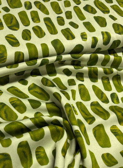green rocks  - viscose twill