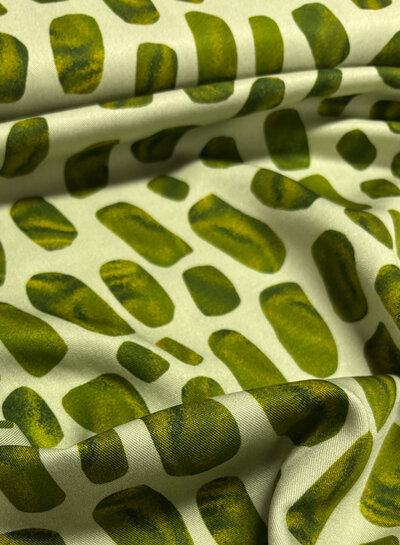 green rocks  - viscose twill
