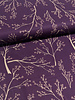 Eggplant twigs - Viscose twill