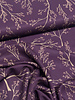 aubergine twigs  - viscose twill