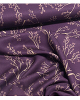 Eggplant twigs - Viscose twill