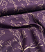 aubergine twigs  - viscose twill