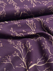 Eggplant twigs - Viscose twill