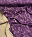 aubergine twigs  - viscose twill