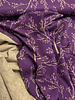 aubergine twigs  - viscose twill