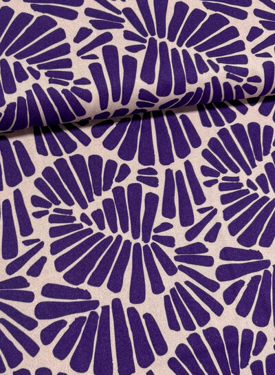 rocky leaves - Viscose twill