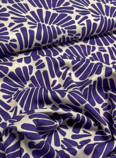 rocky leaves - Viscose twill