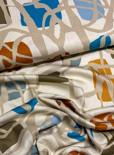 shades and soft colors - viscose twill