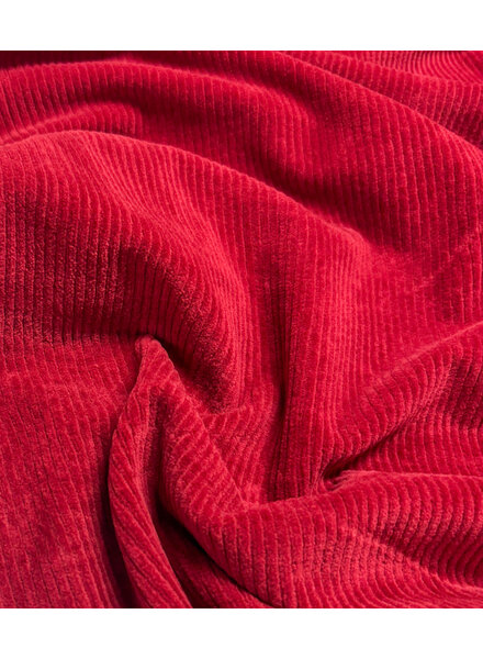Swafing donkerrood rekbare corduroy