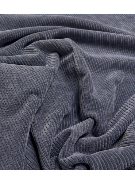Swafing vergrijsd blauw - rekbare corduroy