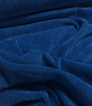 Swafing indigo cobalt - stretch corduroy